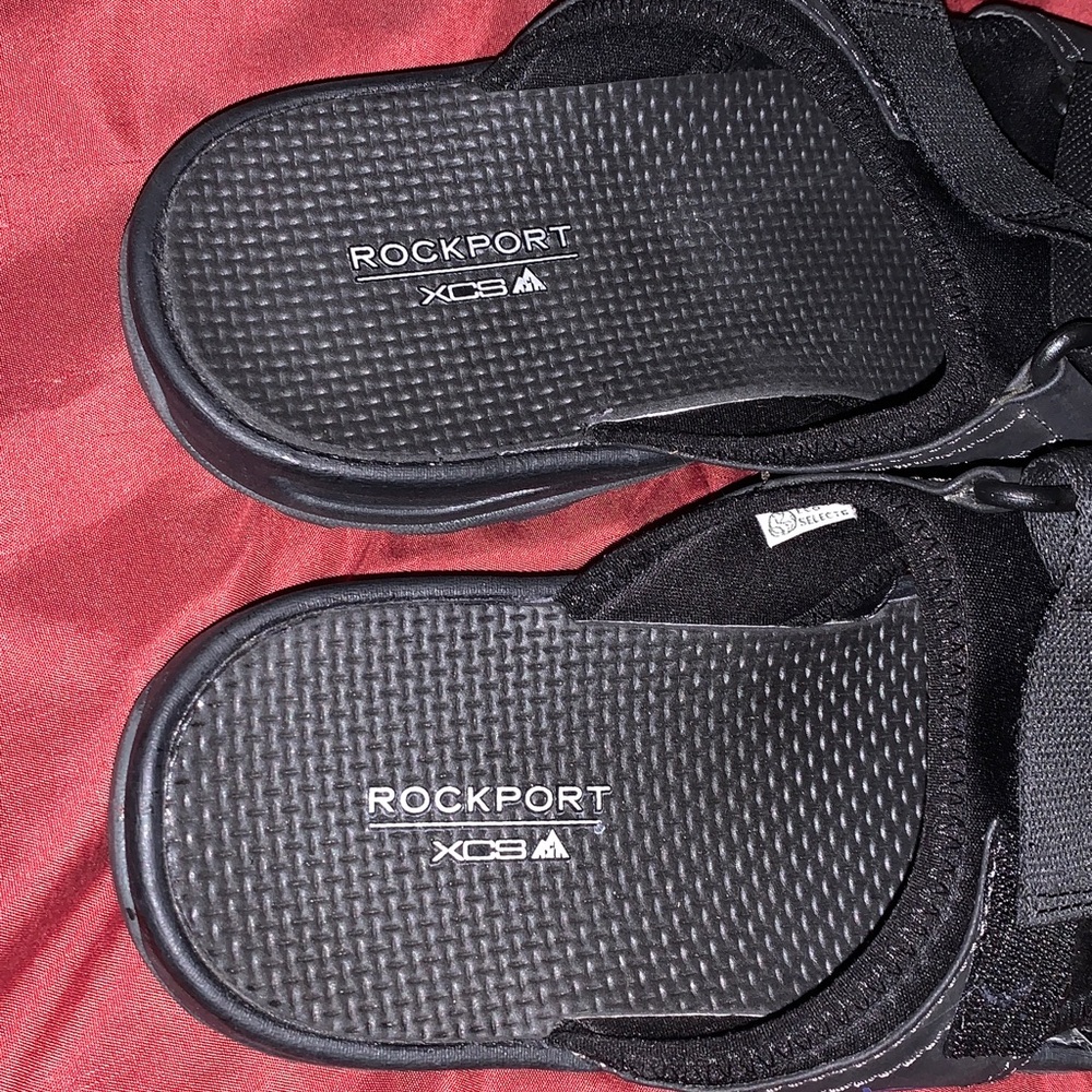 Rockport XCS Trail Sandals Mens Black Technique Trail Slide Open Toe 10.5 M - Picture 5 of 10